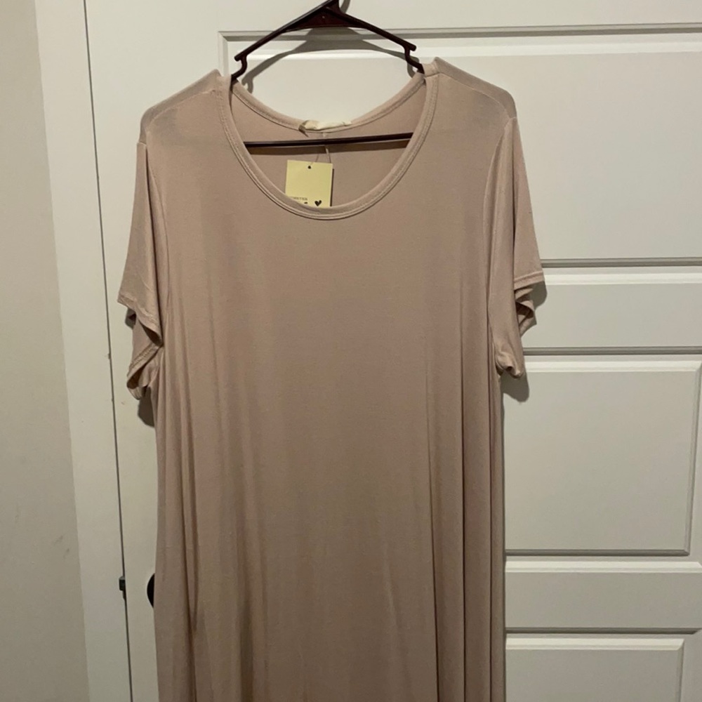 Nude Maxi Dress